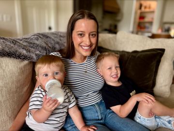 Declan and his family.